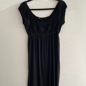 y2k black summer dress